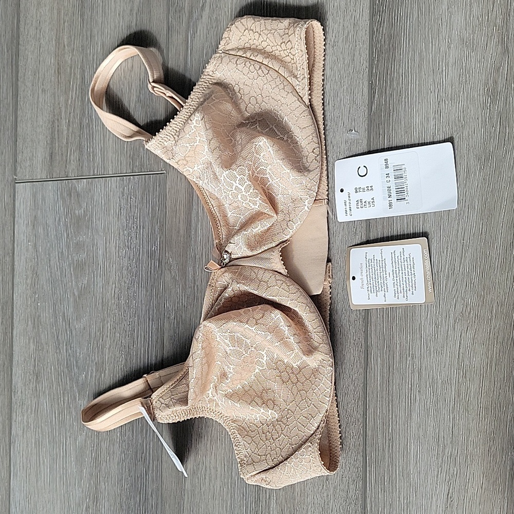 Chantelle nude c magnifique seamless underwire 34c style 1891